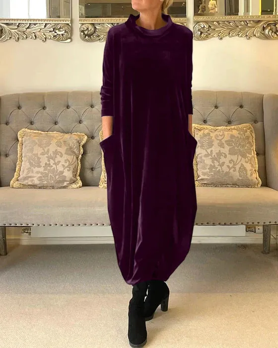 Jemima - Velvet Long Dress