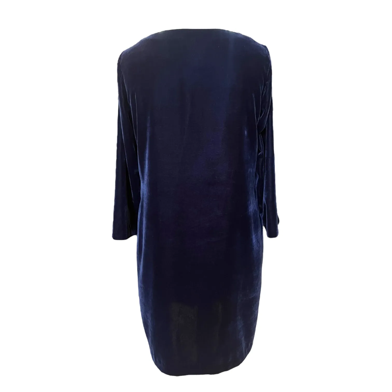 Joules Navy Velvet Dress