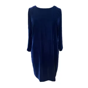 Joules Navy Velvet Dress