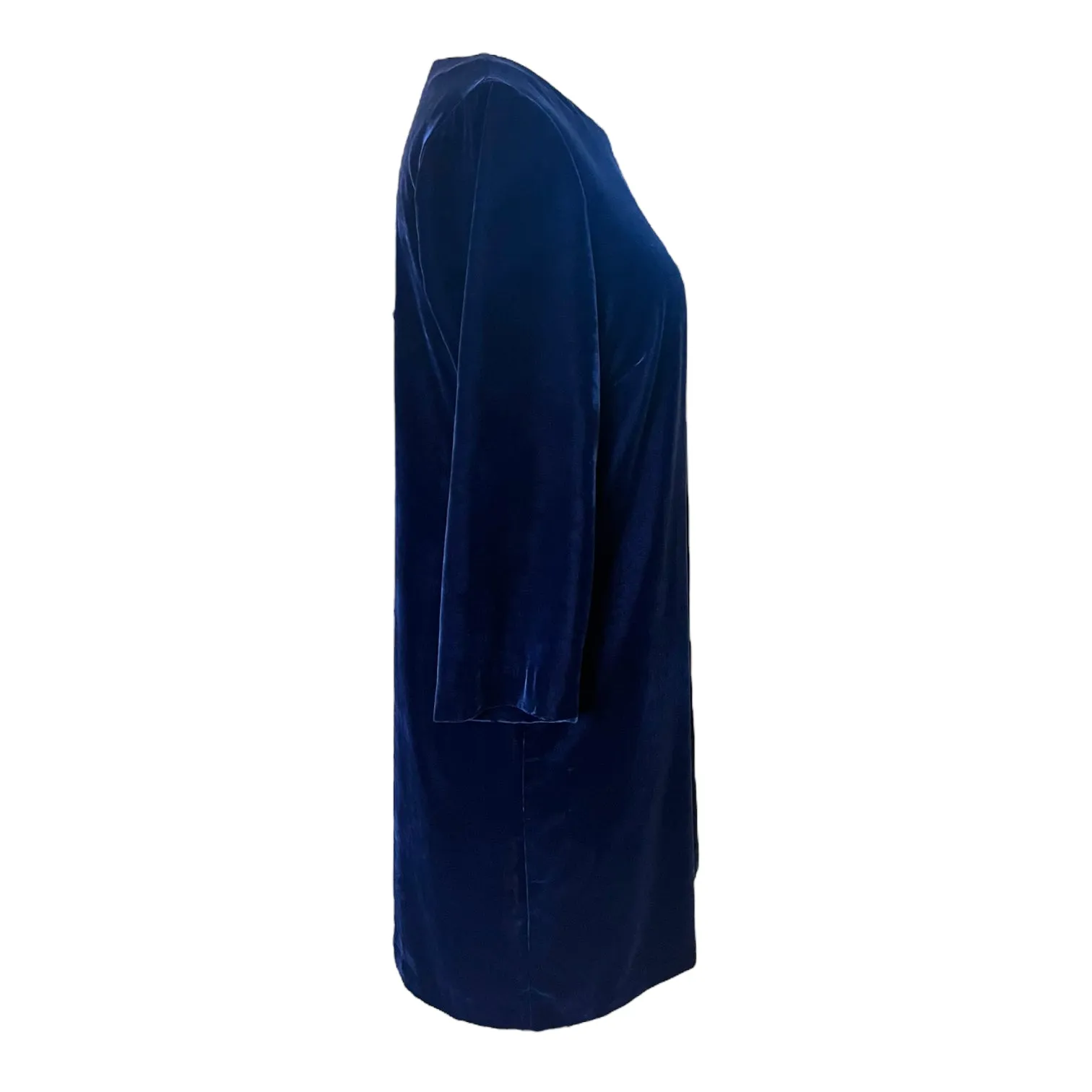 Joules Navy Velvet Dress