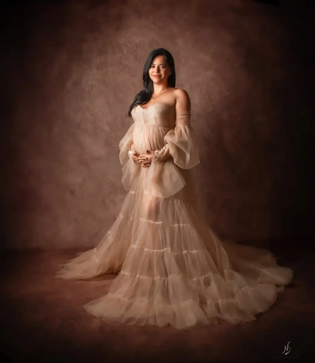 Kate Sexy Tulle Maternity Photoshoot Dress