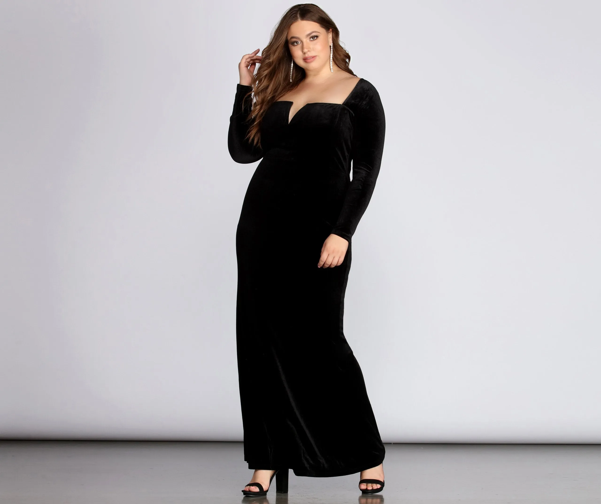 Kelly Formal Stylish Velvet Affair Dress
