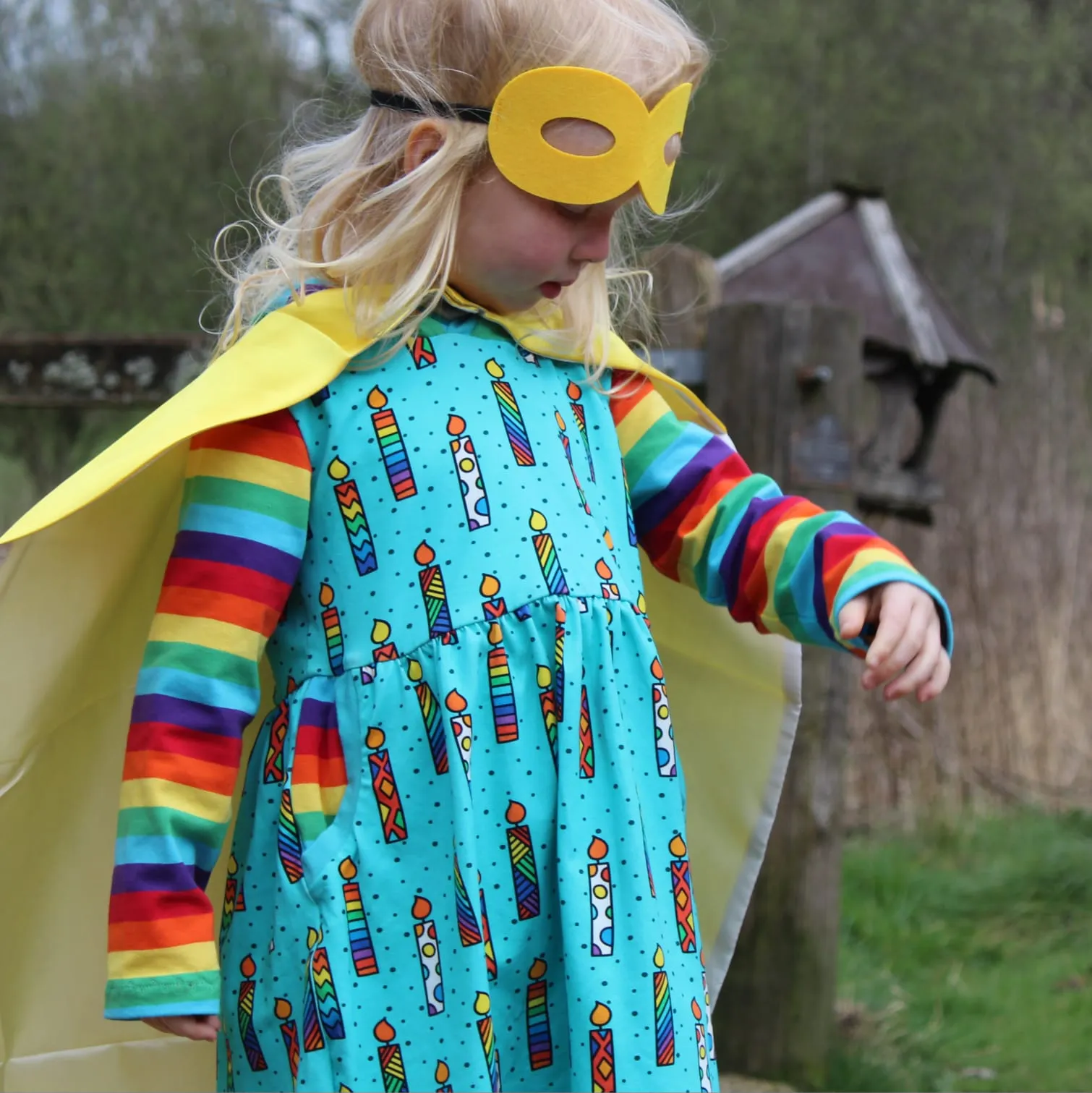 Kids Hooded Pocket Dress