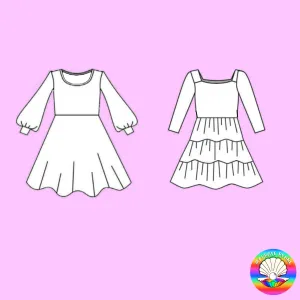 Kids Long Sleeve Does It All Dress
