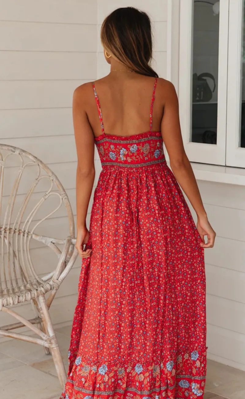 Kimberly® | Bohemian Dress With Straps
