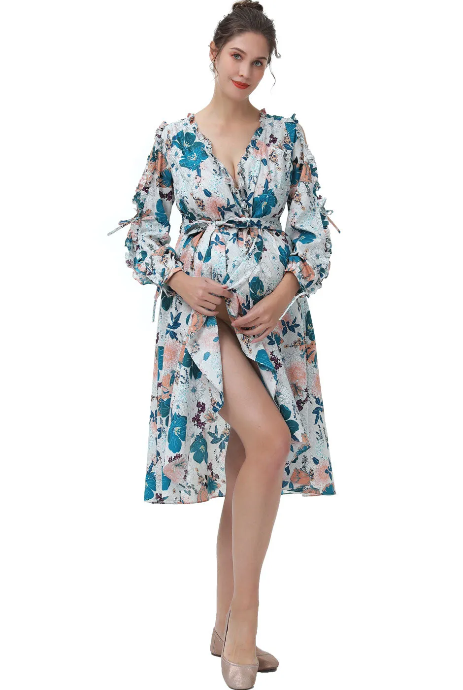 Kimi   Kai Maternity "Akemi" Nursing Hospital Incognito Delivery Dress