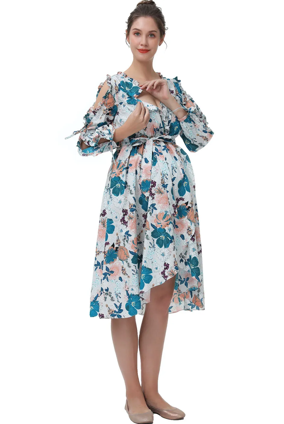 Kimi   Kai Maternity "Akemi" Nursing Hospital Incognito Delivery Dress