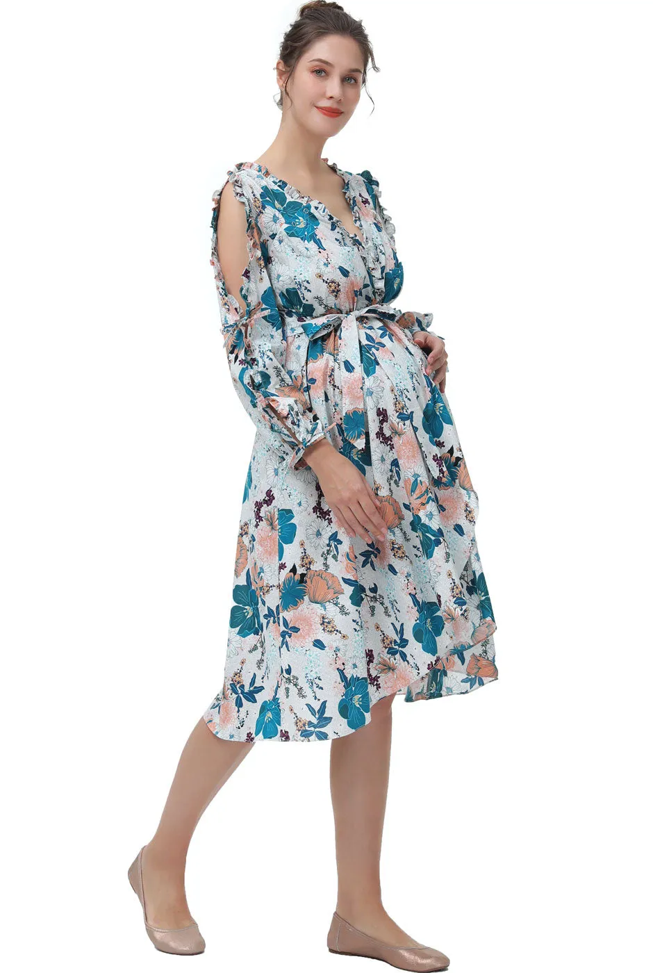 Kimi   Kai Maternity "Akemi" Nursing Hospital Incognito Delivery Dress