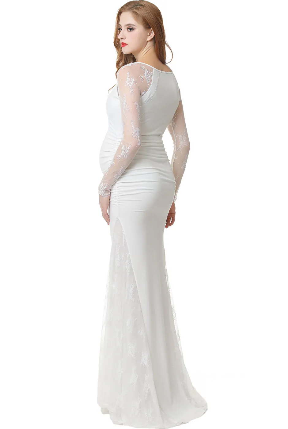 Kimi   Kai Maternity "Mae" Mermaid Maxi Dress