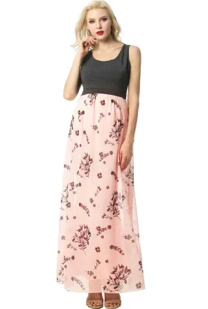 Kimi   Kai Maternity "Miho" Floral Print Maxi Dress