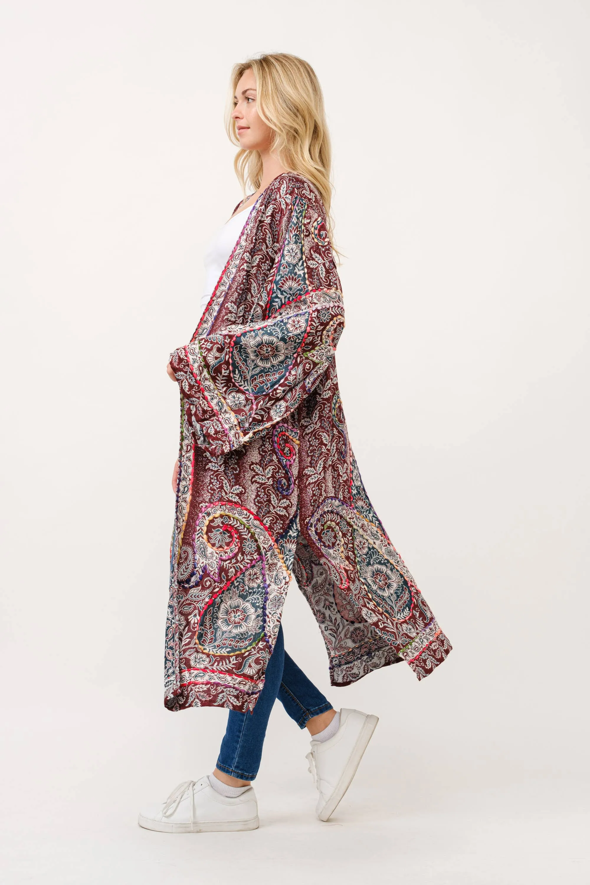 Kimono | Sangria Paisley