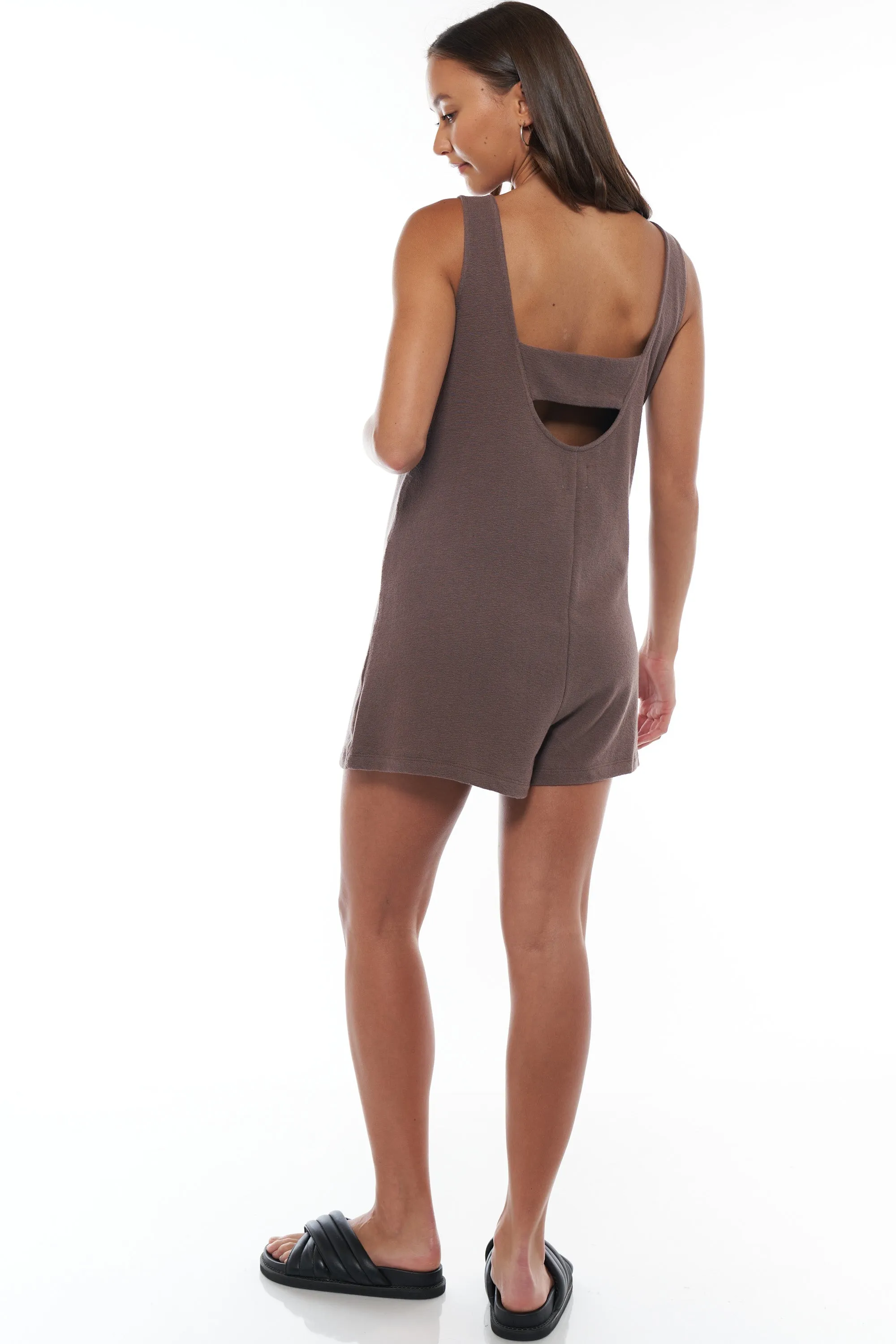 Kindred Nursing Playsuit - Ash Brown