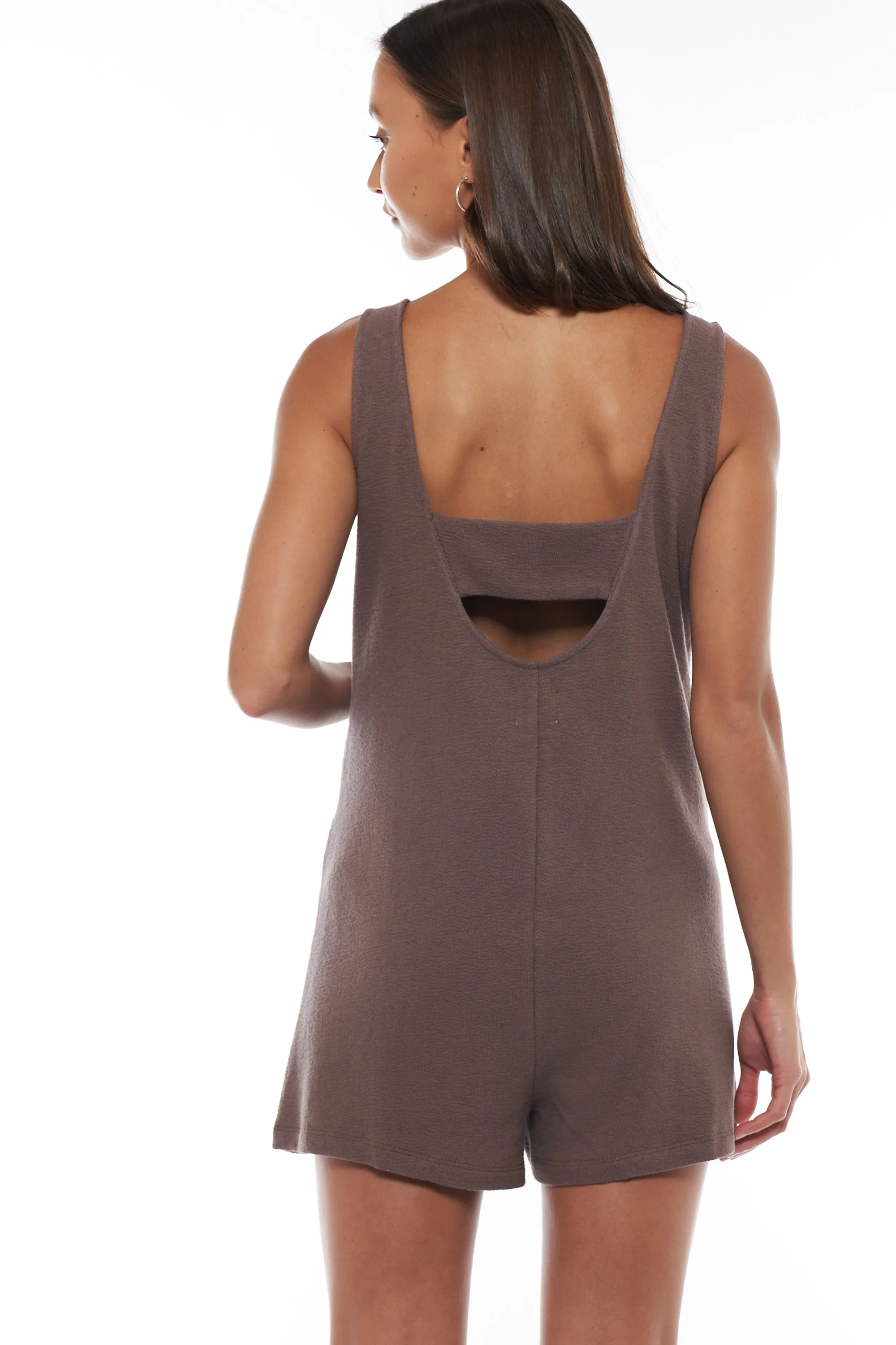 Kindred Nursing Playsuit - Ash Brown