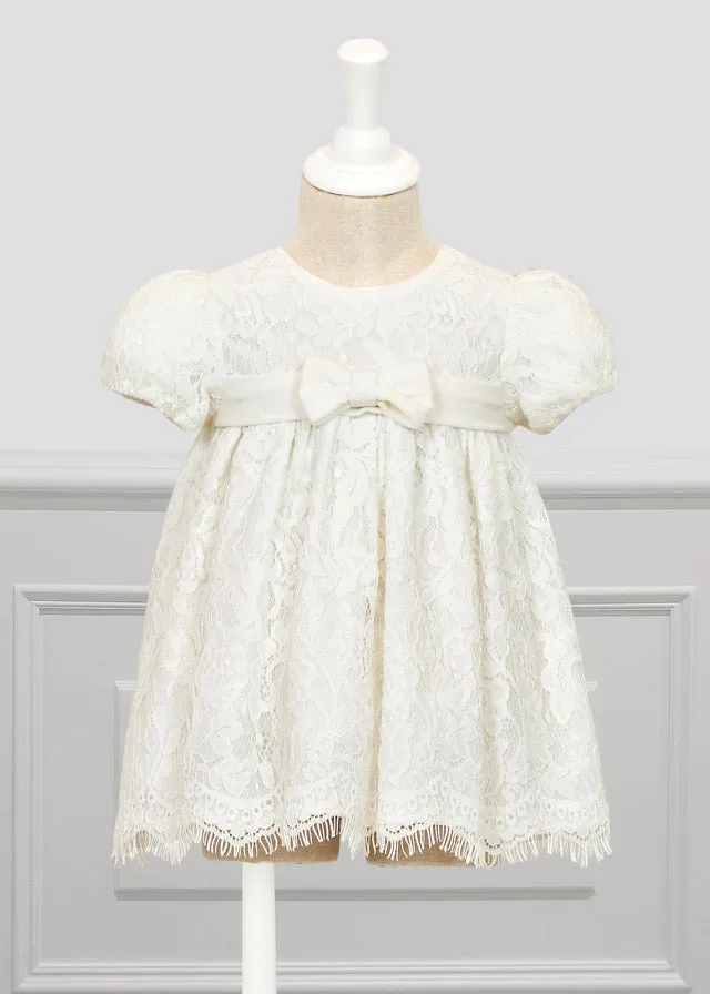 Lace Velvet Bow Dress