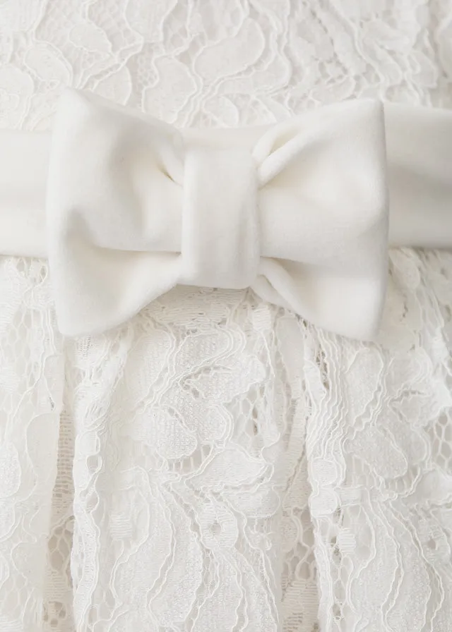 Lace Velvet Bow Dress