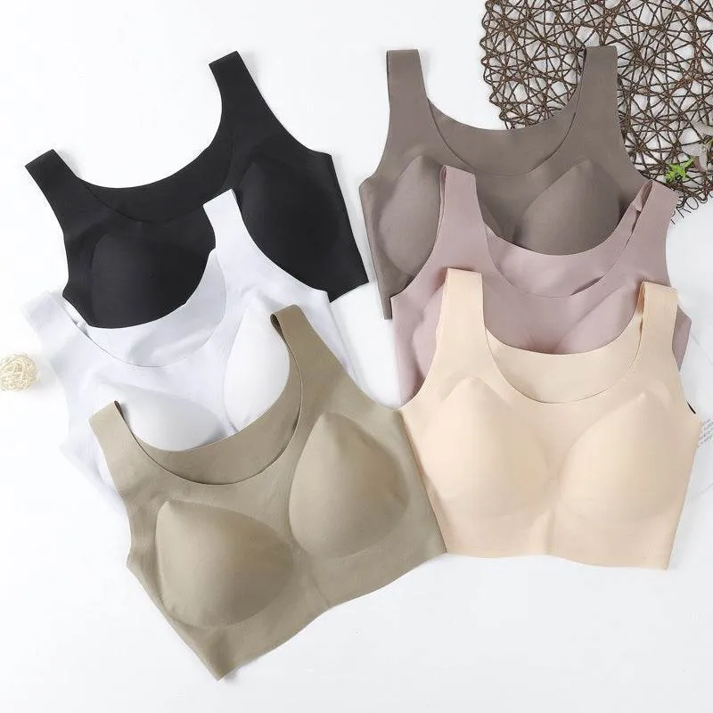 Ladies Push Up Vest Maternity Latex Bra