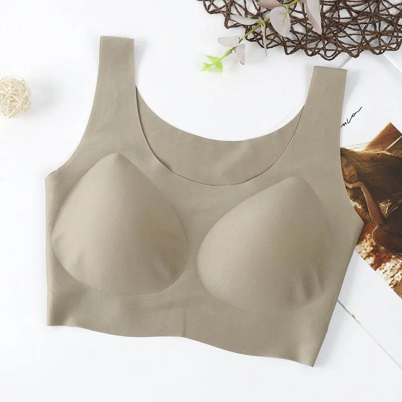 Ladies Push Up Vest Maternity Latex Bra