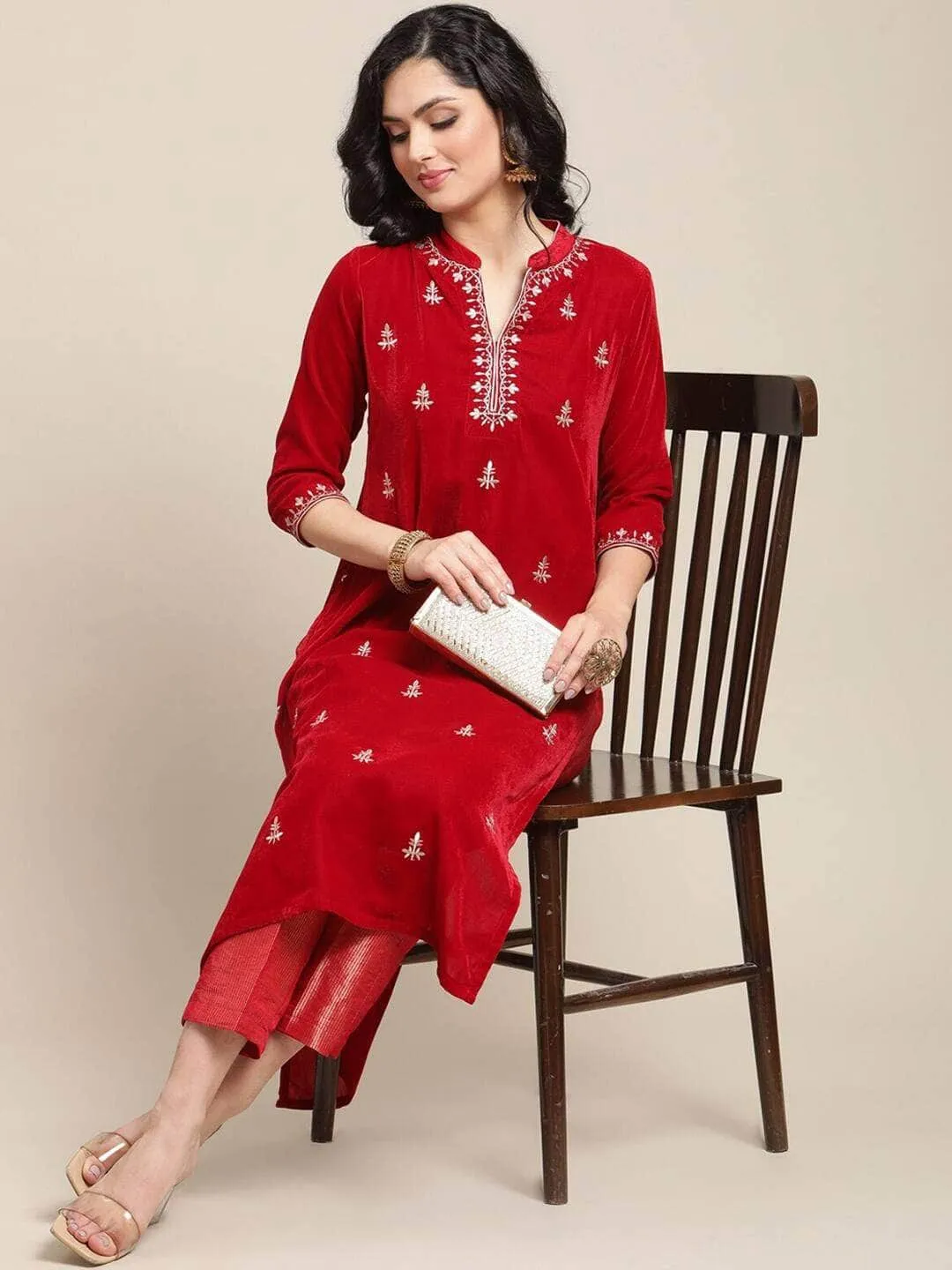 Lemon Tart Unstitched Velvet Embroidered Kurti WLUFVEL19