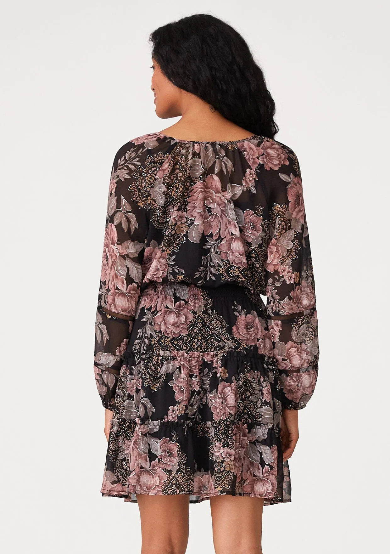 Lena Floral Mini Dress