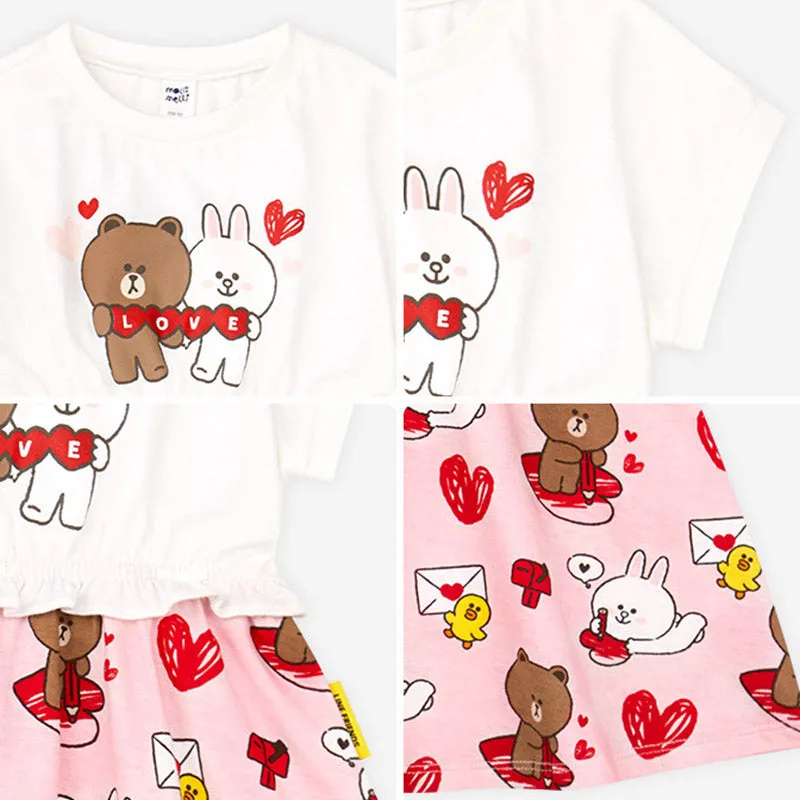 Line Friends Love Letter Dress 2306MO18