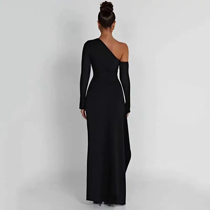 Londyn Formal High Charming Slit Convertible Dress