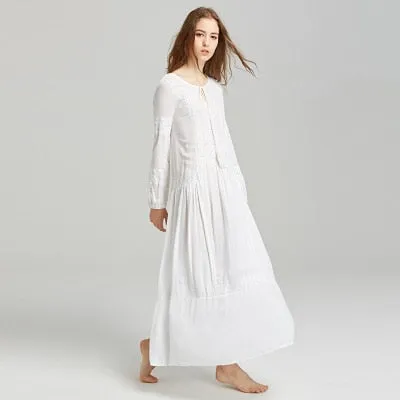 long dress Casual loose boho vestidos