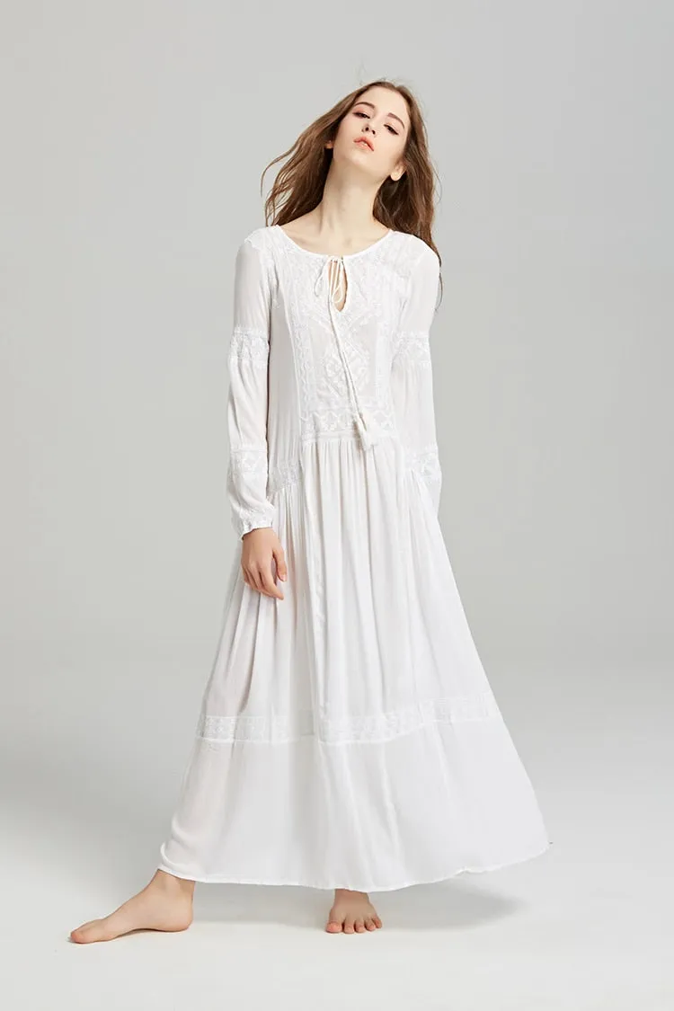 long dress Casual loose boho vestidos