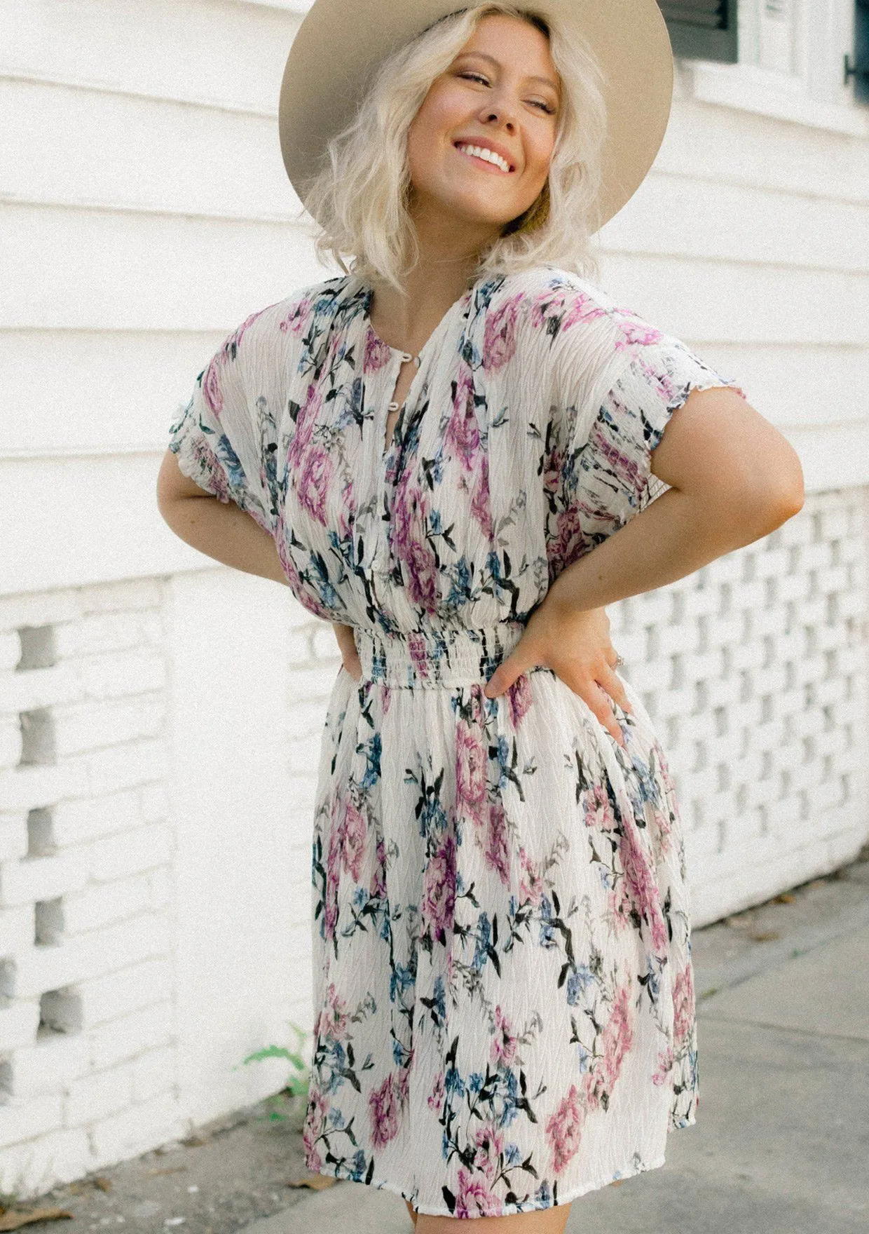 Long Weekend Floral Mini Dress