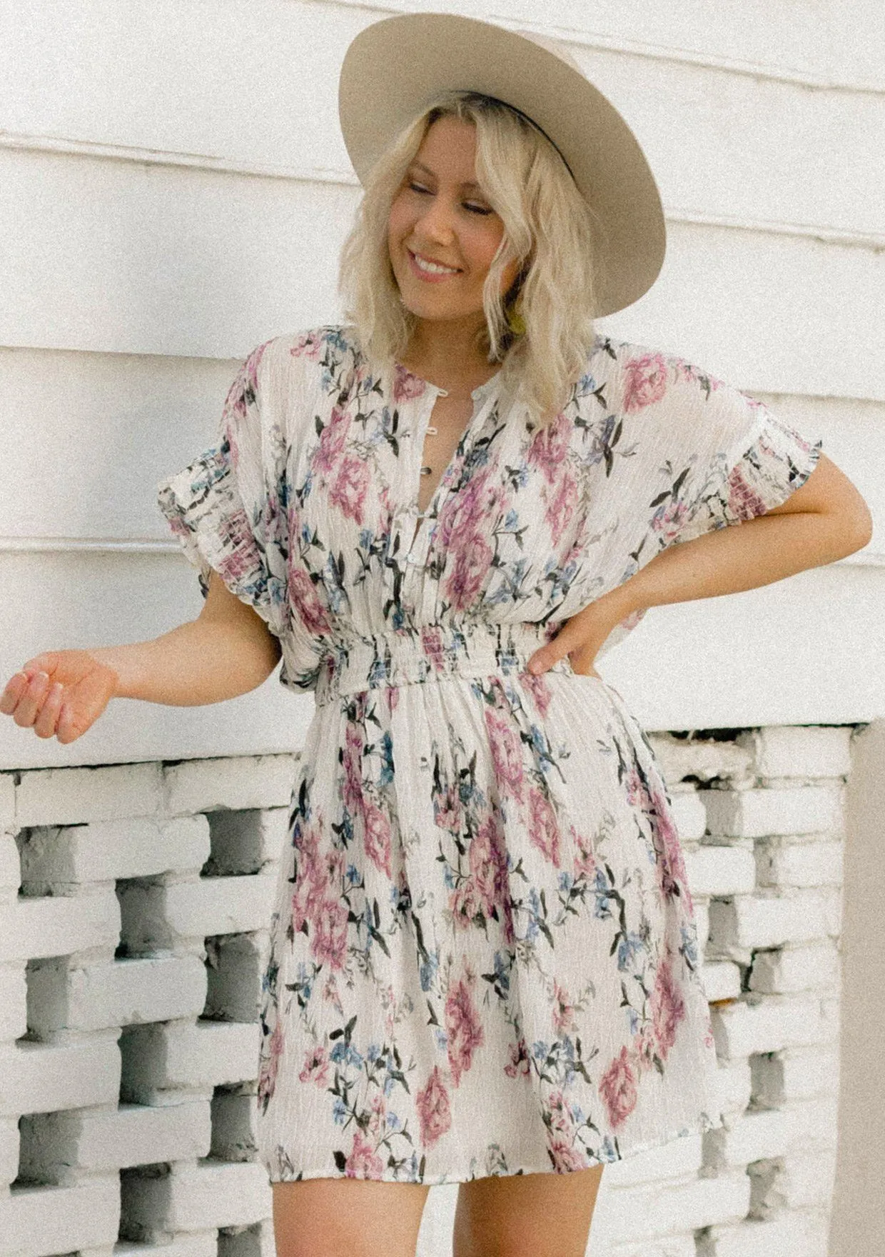 Long Weekend Floral Mini Dress