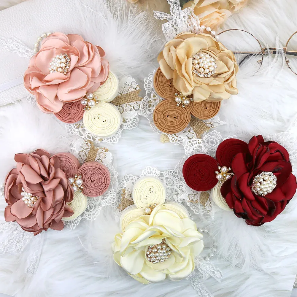 Luxe Elora Headband - Ivory Flower