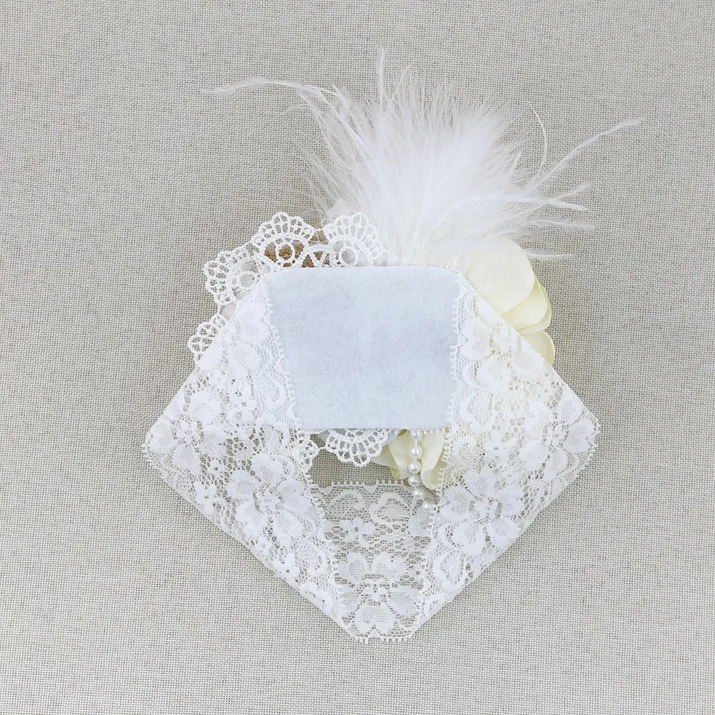 Luxe Elora Headband - Ivory Flower