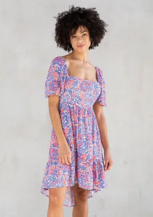 Lyra Puff Sleeve Mini Dress