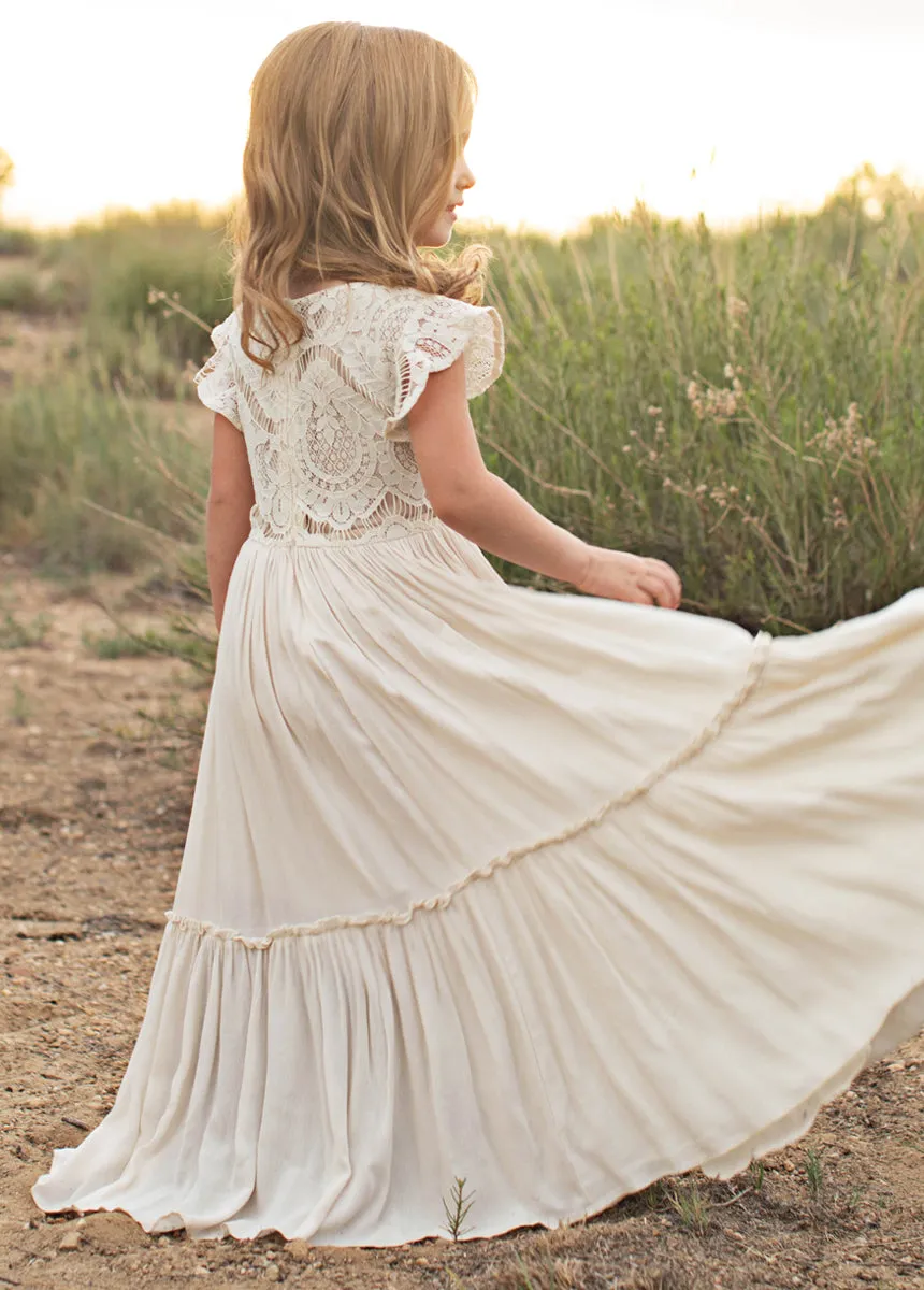 Macy Dress in Cream