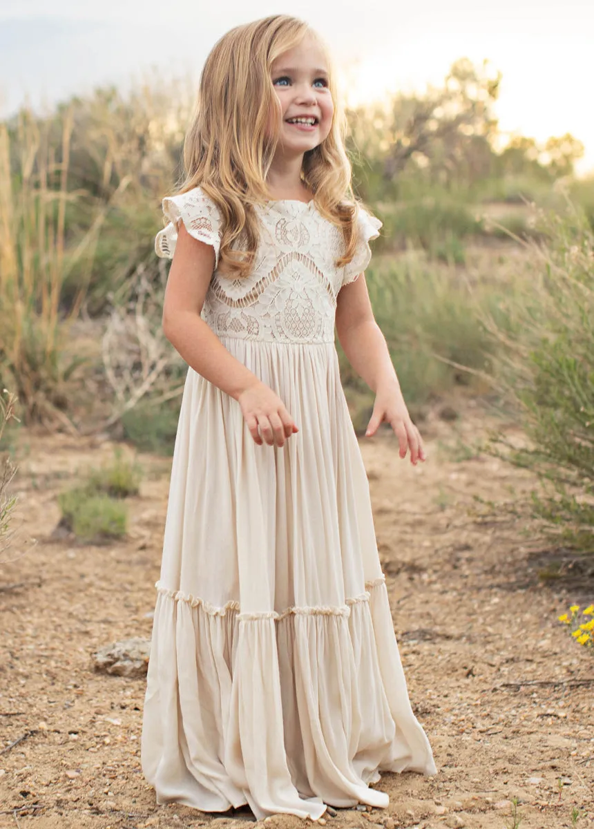 Macy Dress in Cream