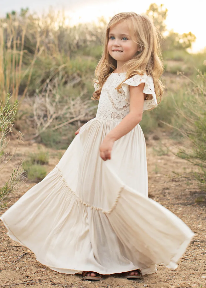 Macy Dress in Cream