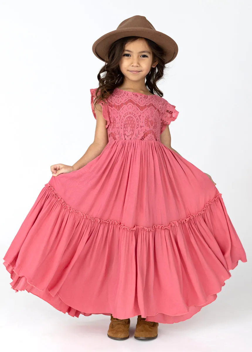 Macy Dress in Wild Rose