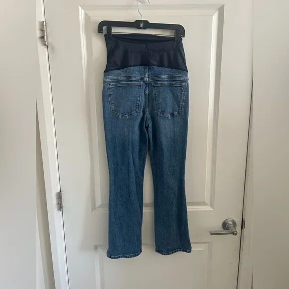 Madewell Kick Out Crop Maternity Jeans