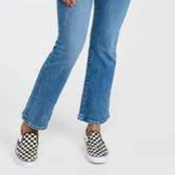 Madewell Kick Out Crop Maternity Jeans