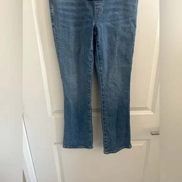 Madewell Kick Out Crop Maternity Jeans