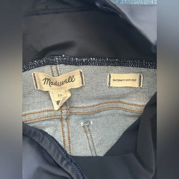 Madewell Kick Out Crop Maternity Jeans