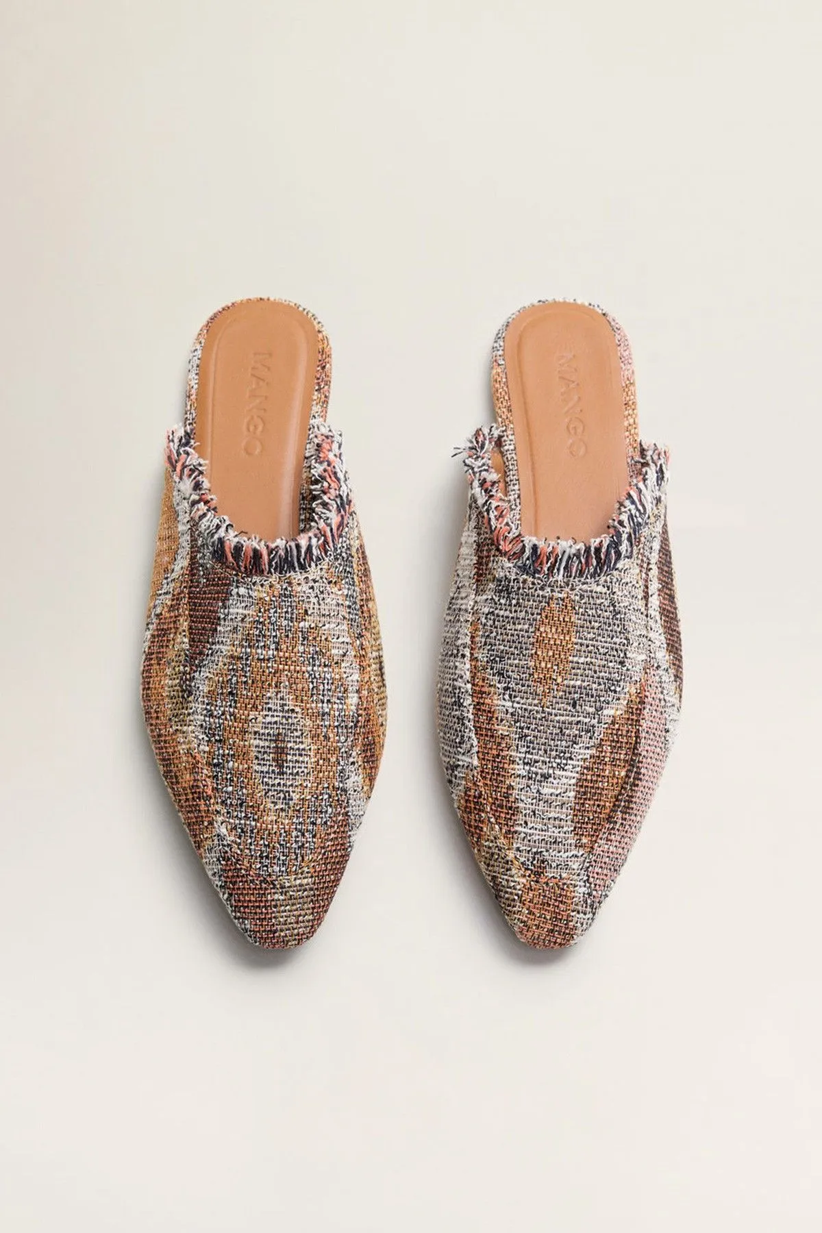 MANGO Fabric Babouches