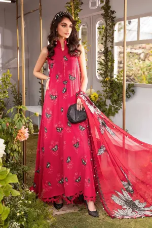 Maria.B Mprints Luxury Lawn Embroidered Collection MPT-2105-A