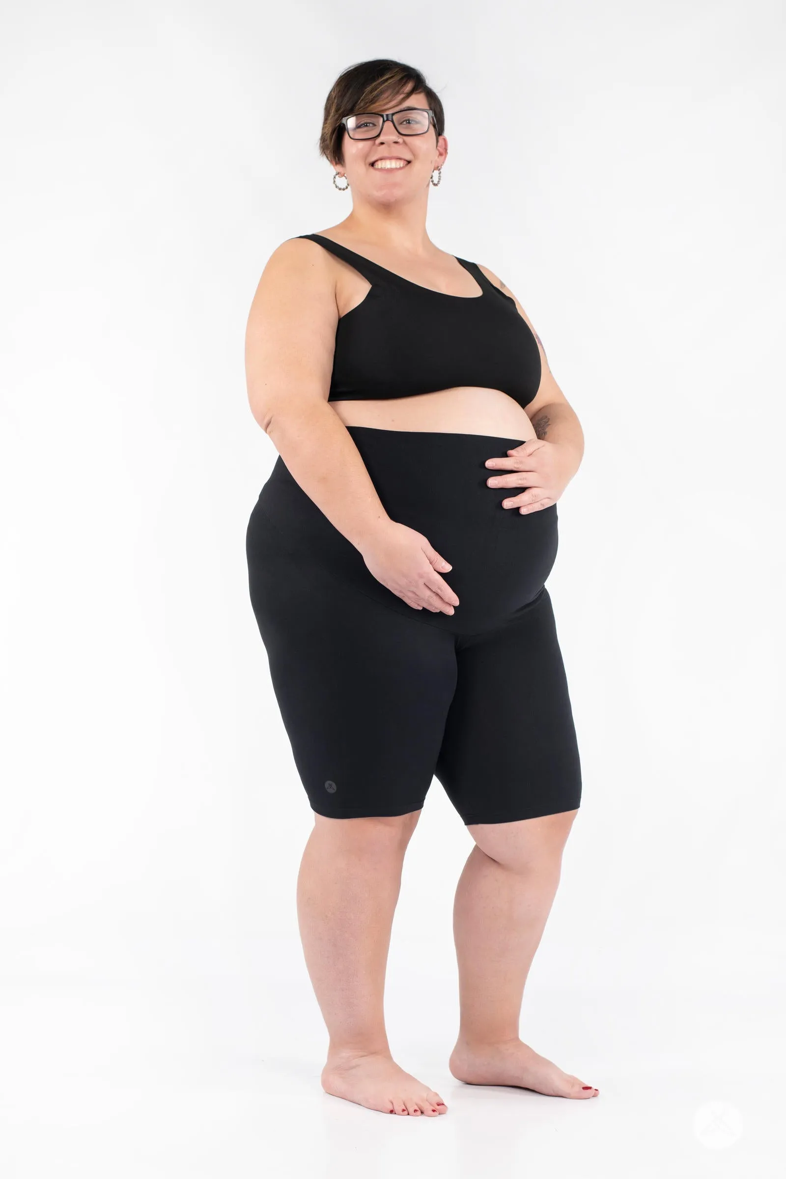 Maternity Biker Shorts Black
