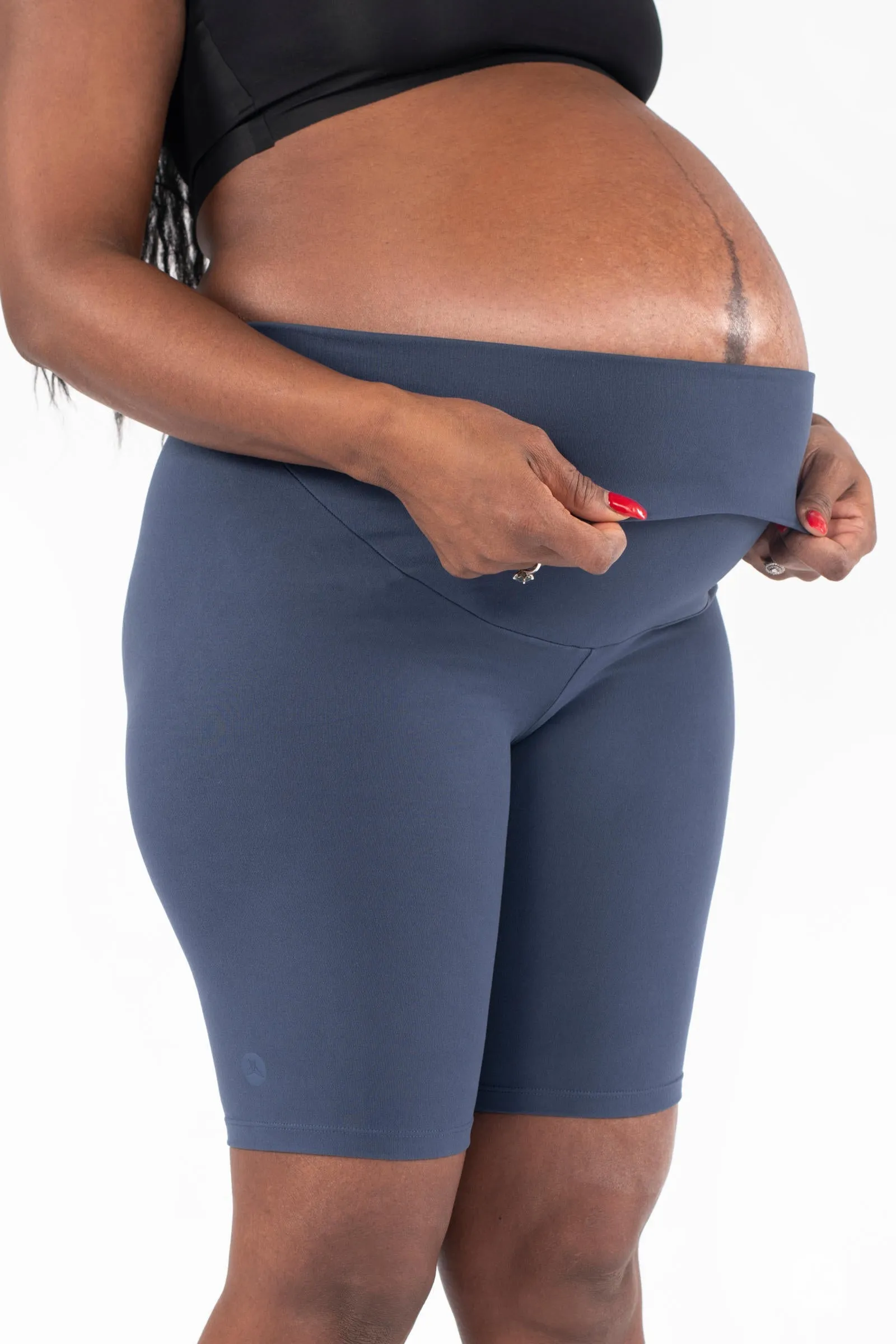 Maternity Biker Shorts Seaside