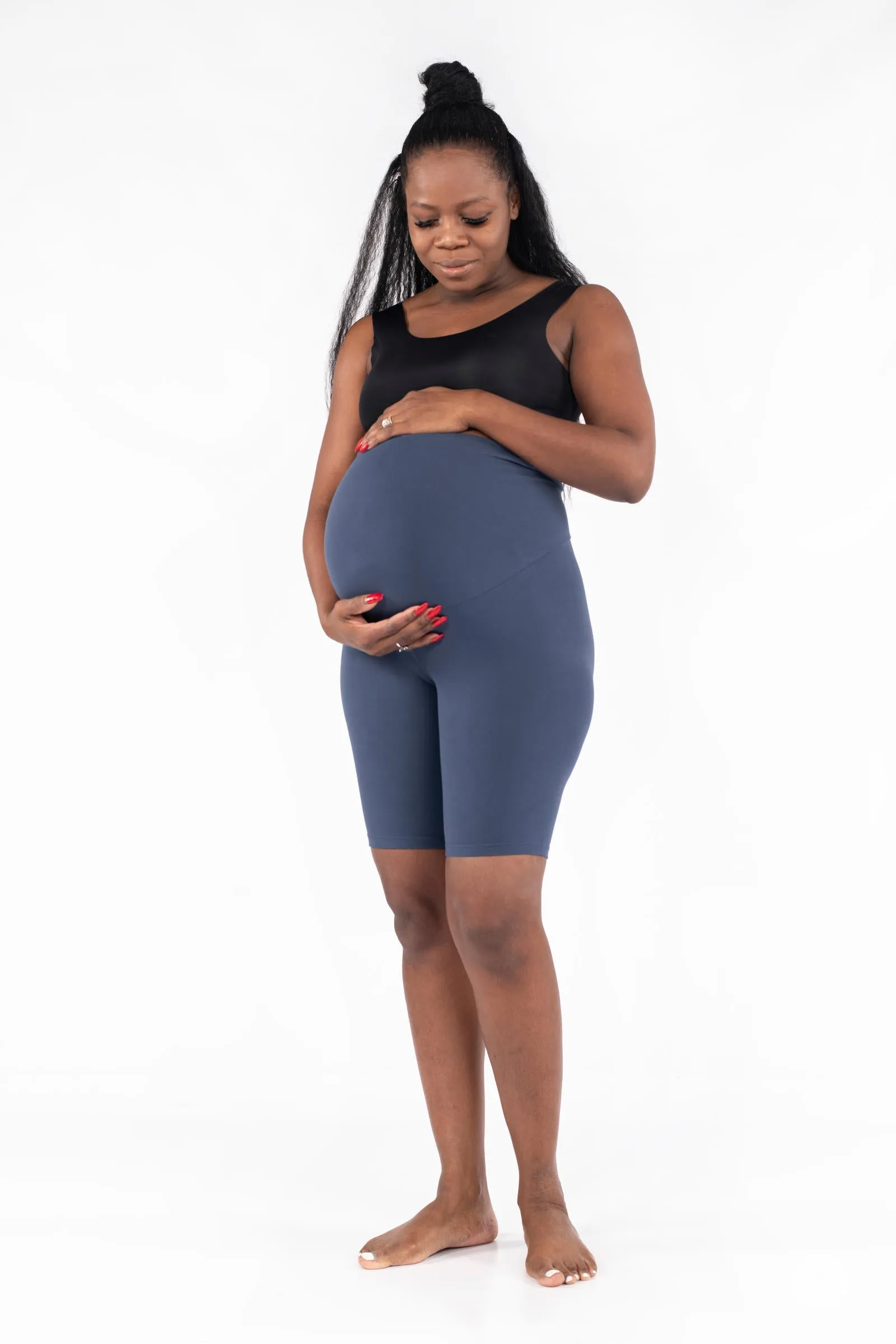 Maternity Biker Shorts Seaside