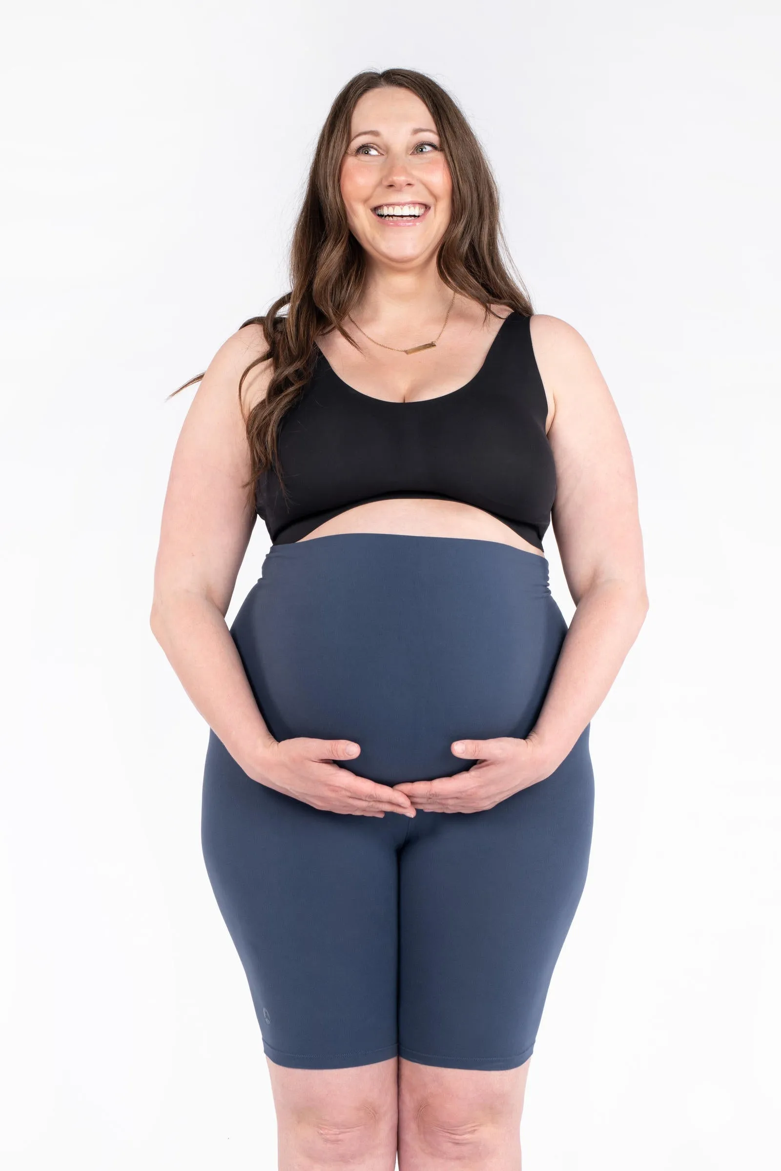 Maternity Biker Shorts Seaside