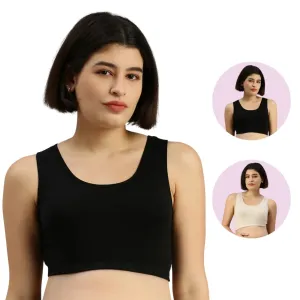 Maternity Bra | Wide Fabric Shoulder | Comfy Neck Design | 2-Pack