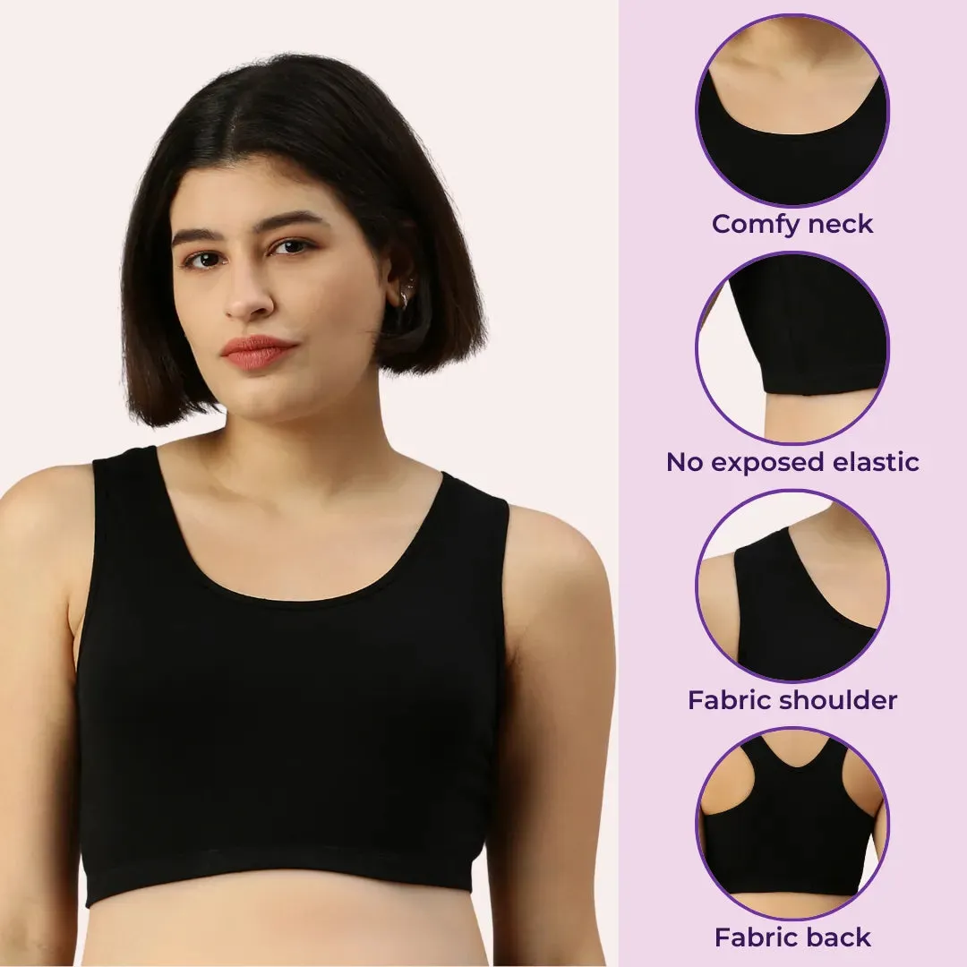 Maternity Bra | Wide Fabric Shoulder | Comfy Neck Design | 2-Pack