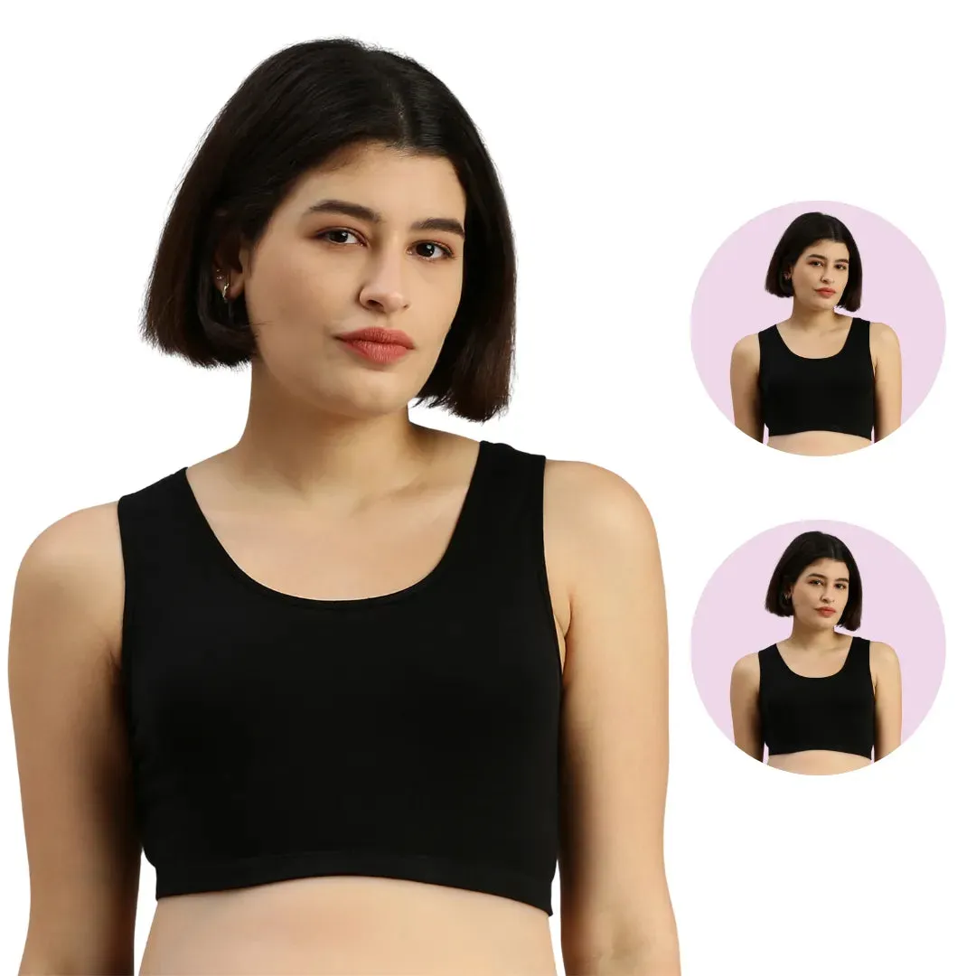 Maternity Bra | Wide Fabric Shoulder | Comfy Neck Design | 2-Pack