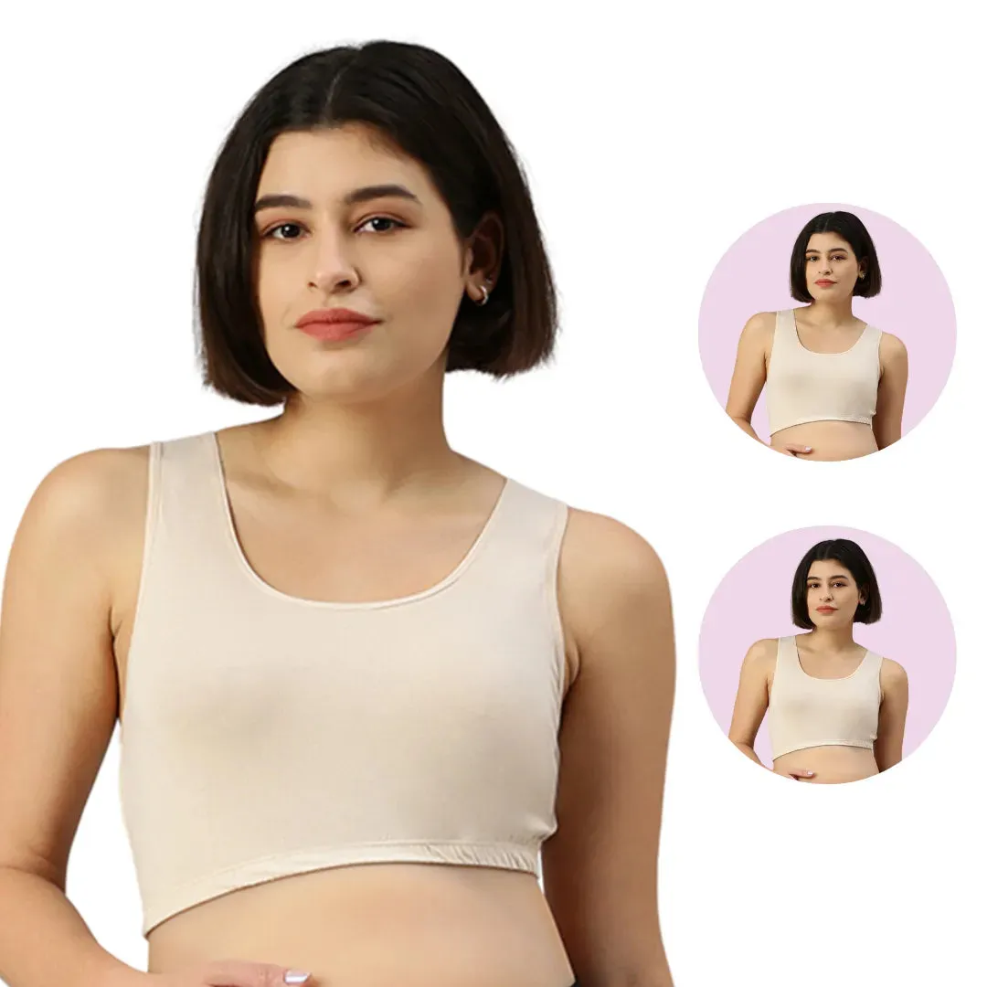 Maternity Bra | Wide Fabric Shoulder | Comfy Neck Design | 2-Pack